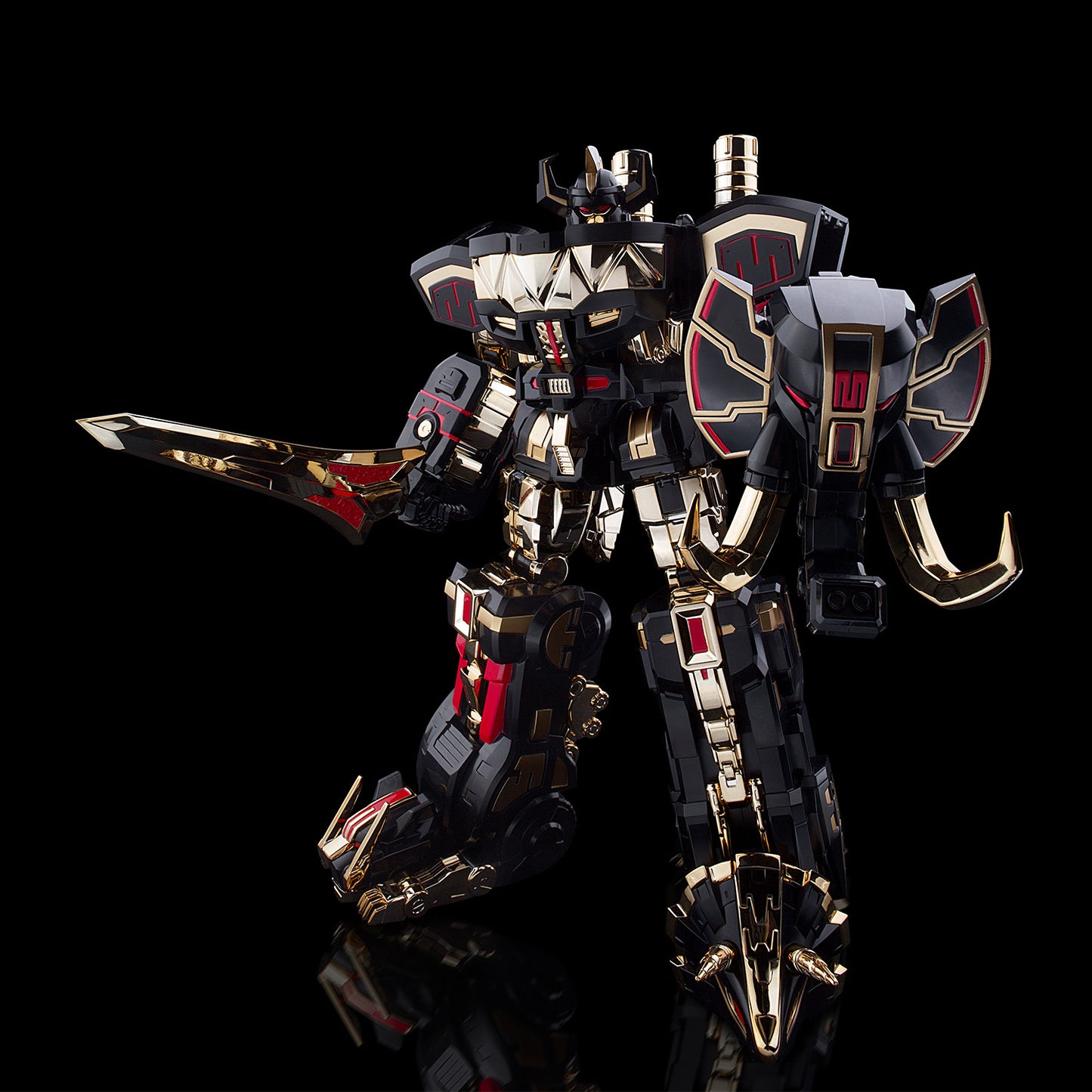 Flame Toys : POWER RANGERS Megazord BLACK LIMITED VER. model kit