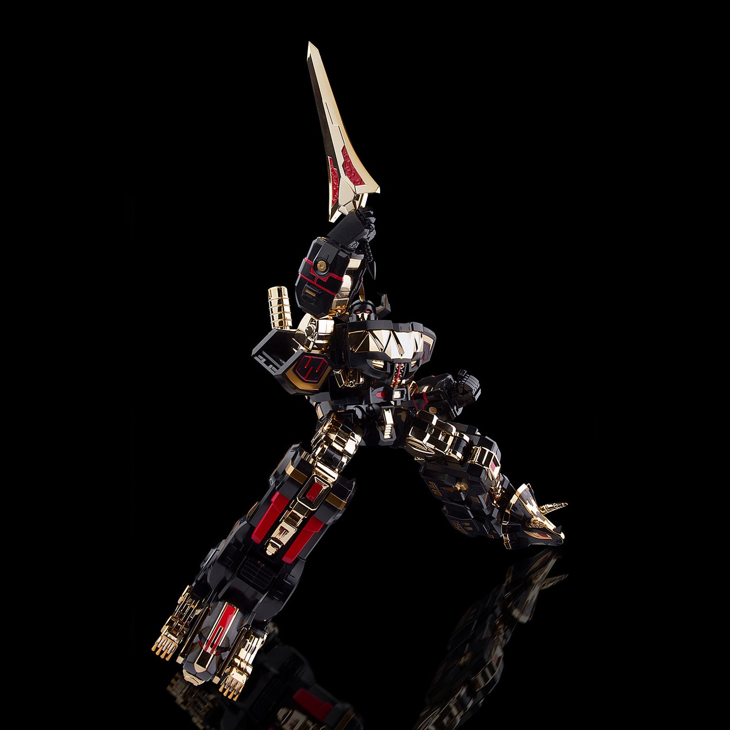 Flame Toys : POWER RANGERS Megazord BLACK LIMITED VER. model kit