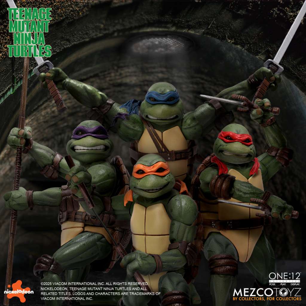 Teenage Mutant Ninja Turtles (1990) Boxed Set (15 cm) One:12 Collective. Mezco Toyz