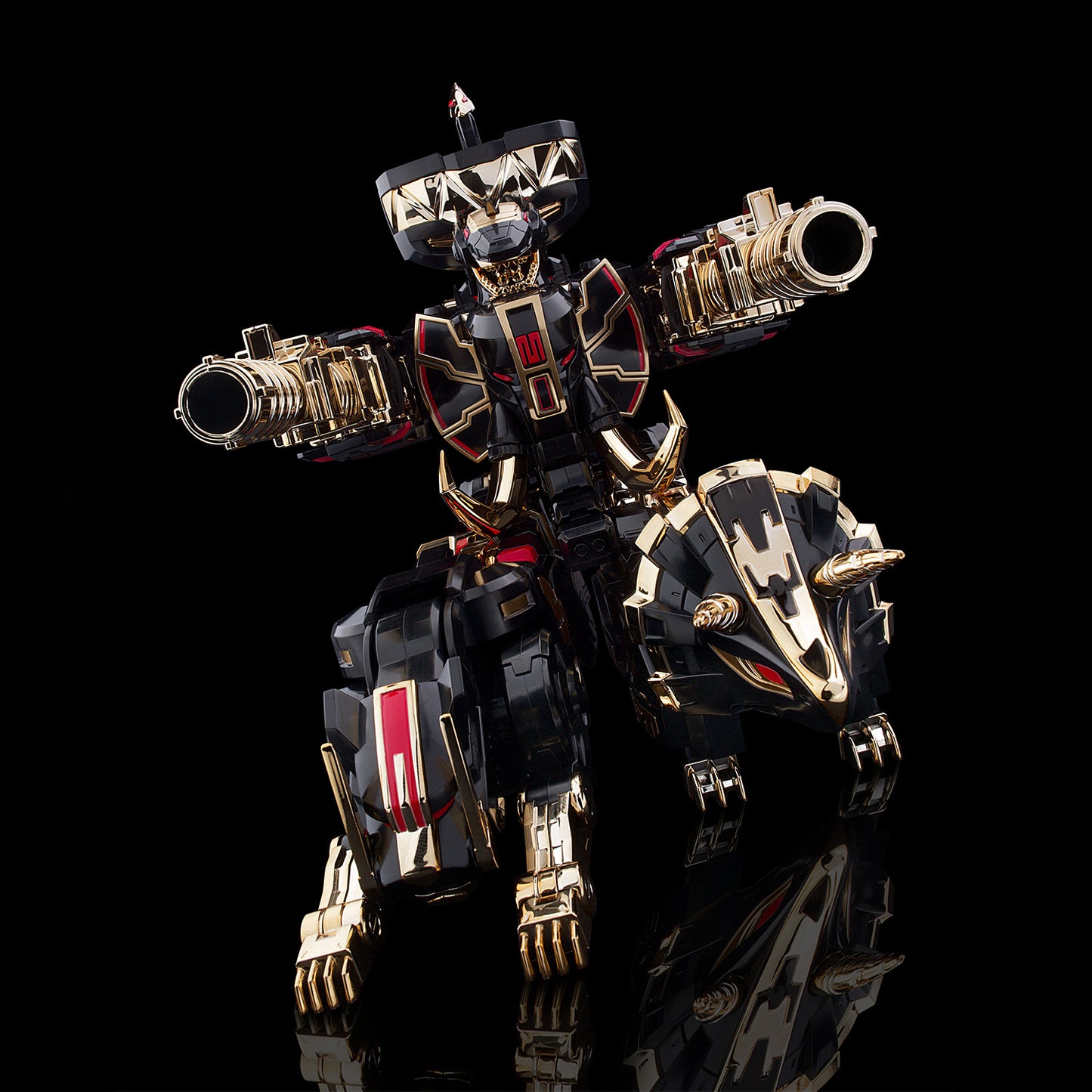Flame Toys : POWER RANGERS Megazord BLACK LIMITED VER. model kit