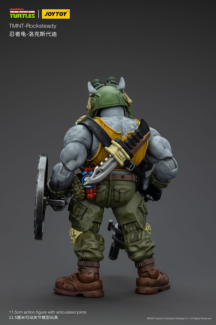 TMNT - Mutant Rocksteady 10cm Joy Toy - Toys Legacy Collection
