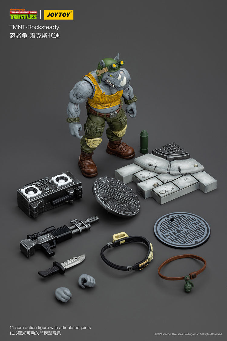 TMNT - Mutant Rocksteady 10cm Joy Toy