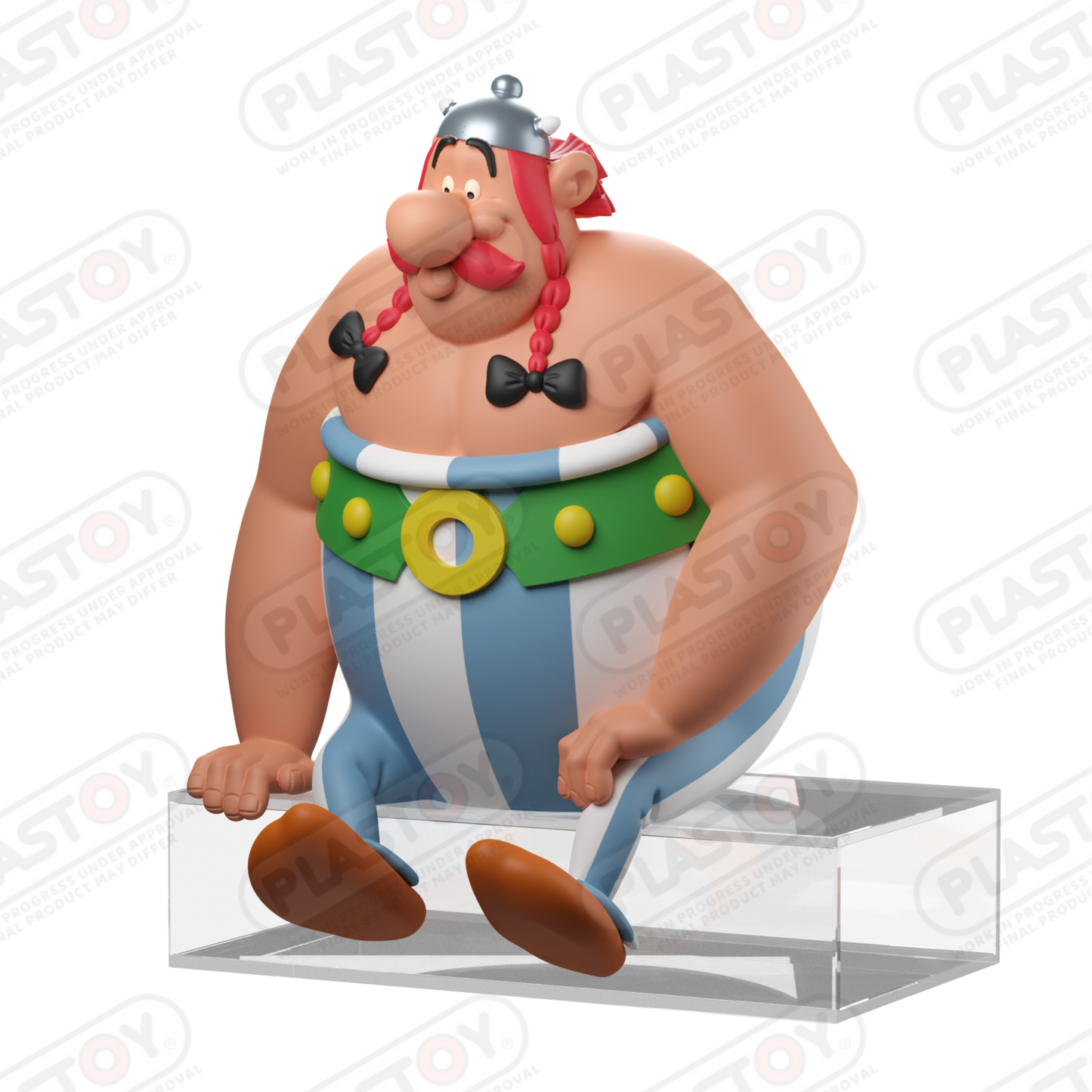 ASTERIX & OBELIX - Obelix assis - Statuette 12cm - Toys Legacy Collection