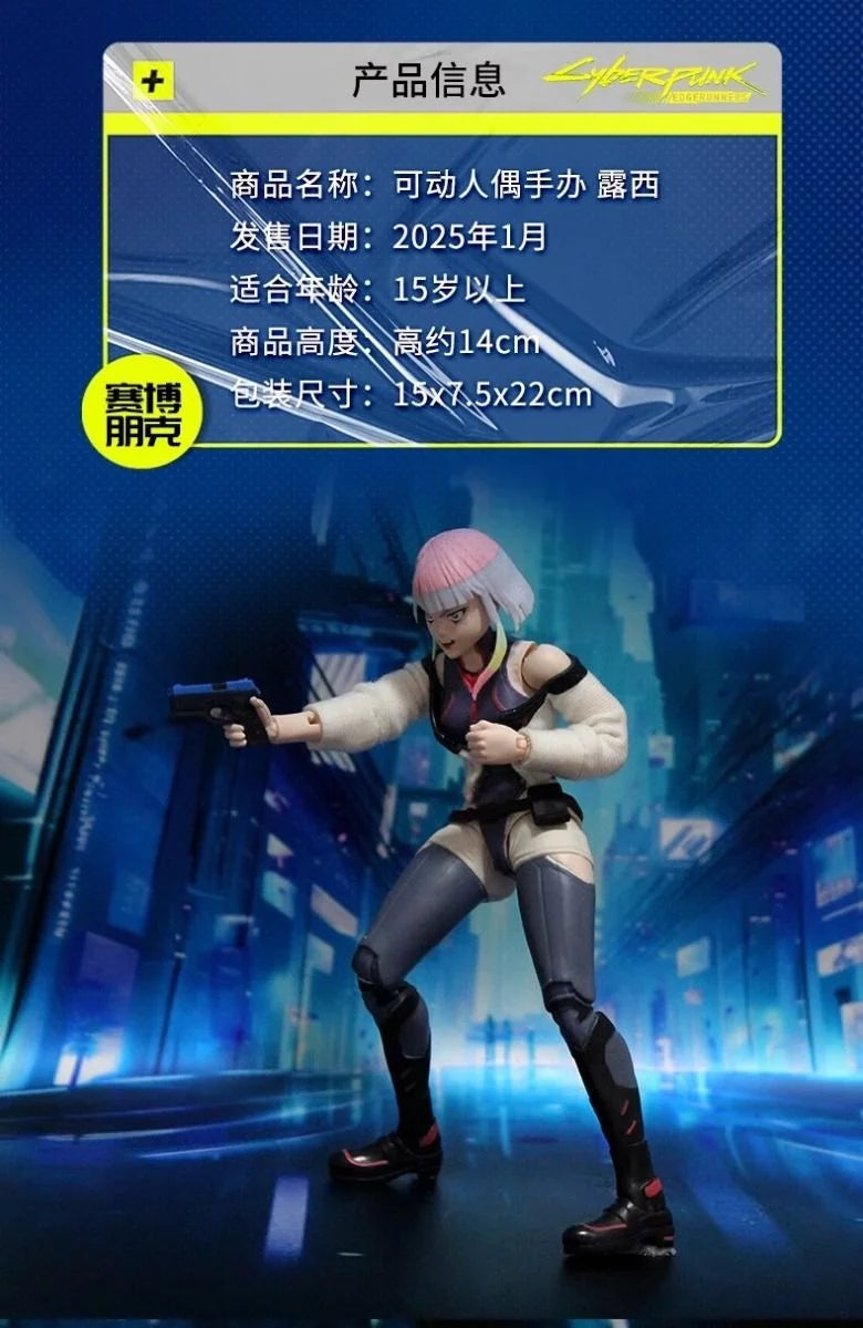 Cyberpunk: Edgerunners figurine Diecast Lucy 15 cm - Toys Legacy Collection