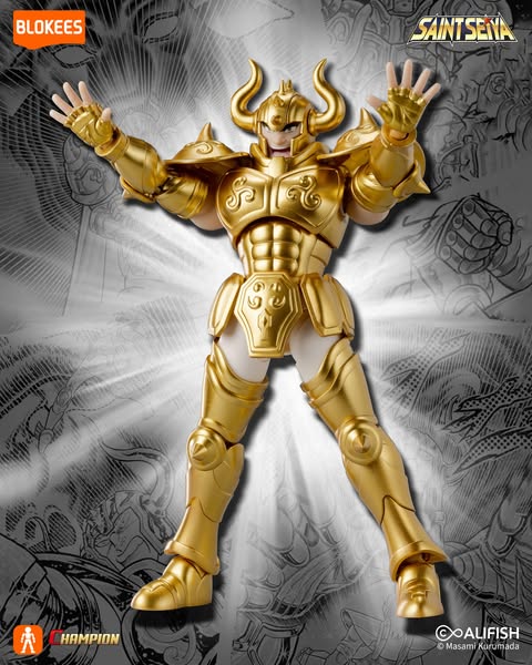 Saint Seiya - Alderaban Taurus Model Kit Champion Class Blokees - Toys Legacy Collection