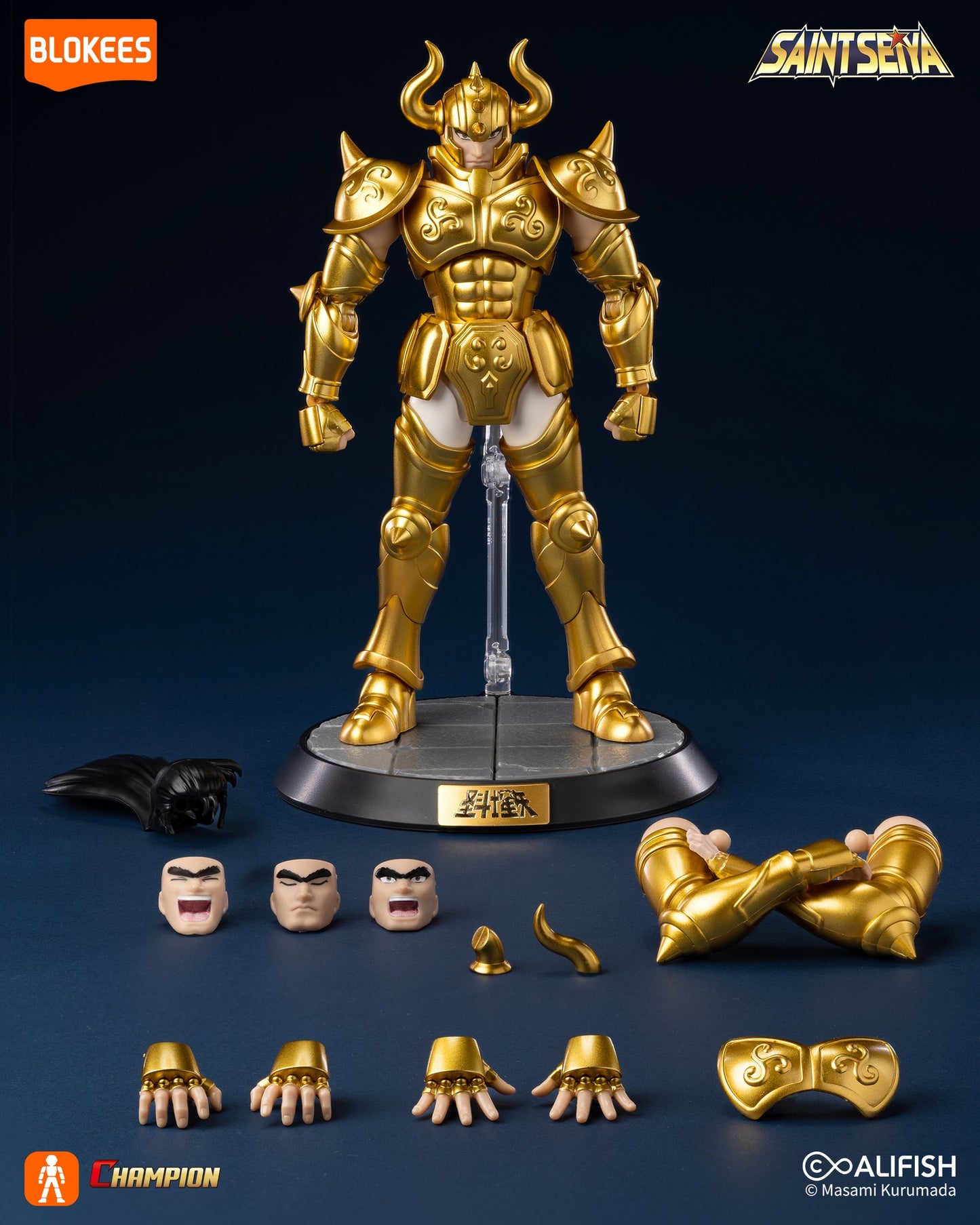 Saint Seiya - Alderaban Taurus Model Kit Champion Class Blokees - Toys Legacy Collection