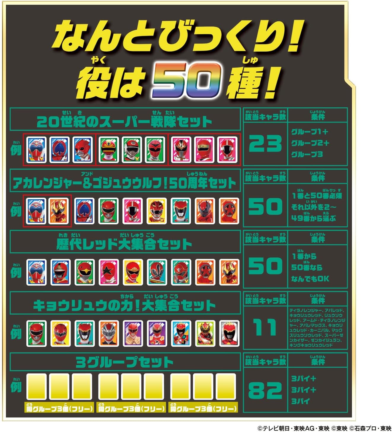 Bandai Donjara Neo Super Sentai