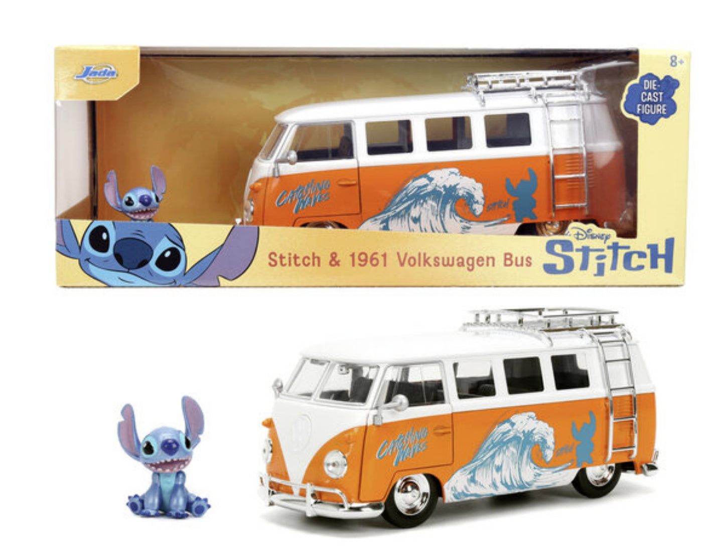 STITCH - Stitch & 1961 VW Bus - 1:24 - Toys Legacy Collection