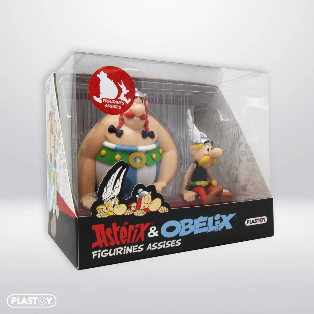 Astérix – Figurine « Astérix & Obélix Assis »