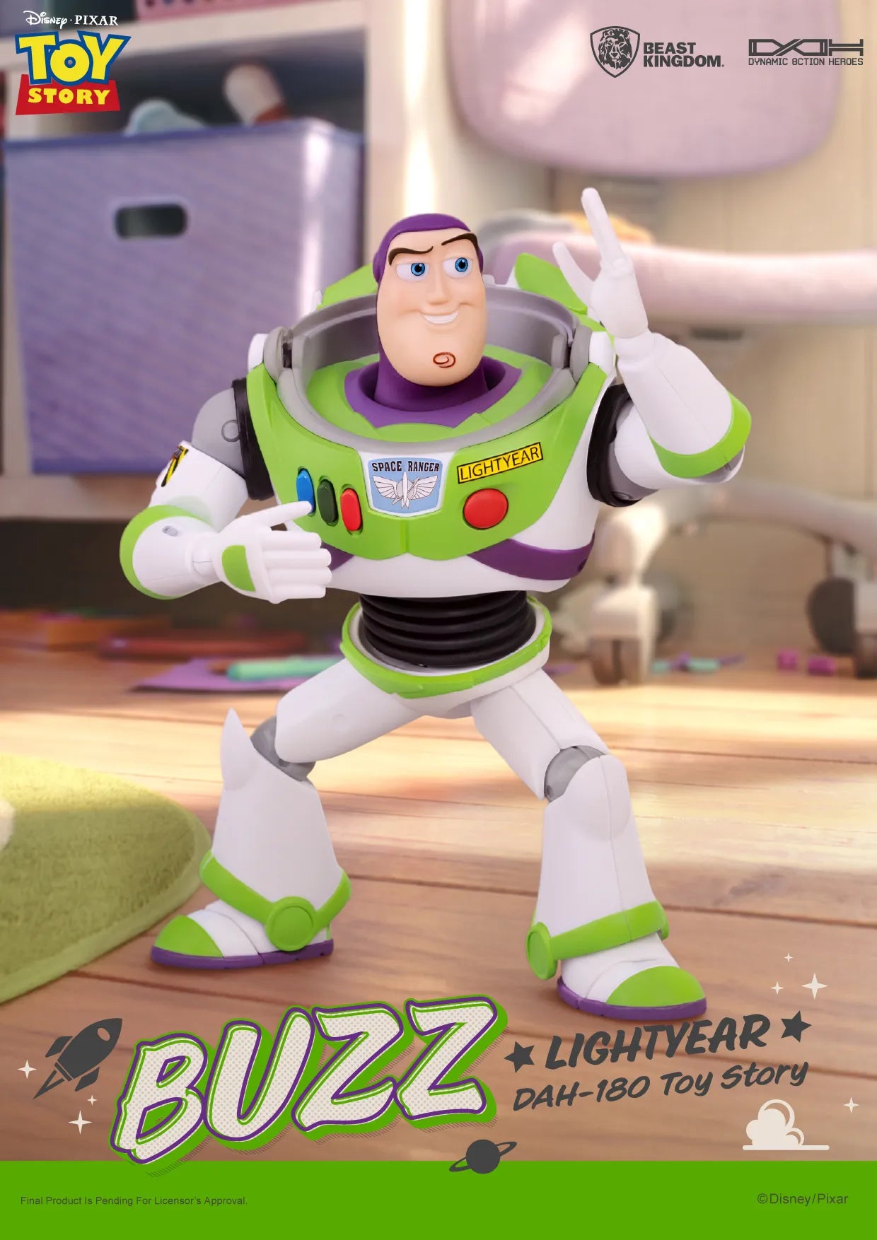 Toy story : figurine articulée Buzz l'éclair