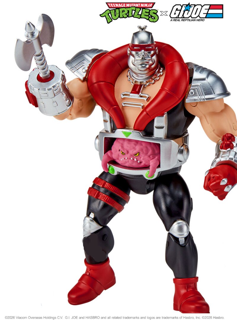 Tortues Ninja x G.I. Joe Crossover Classics figurine Krang Droid x Destro 12 cm - Toys Legacy Collection