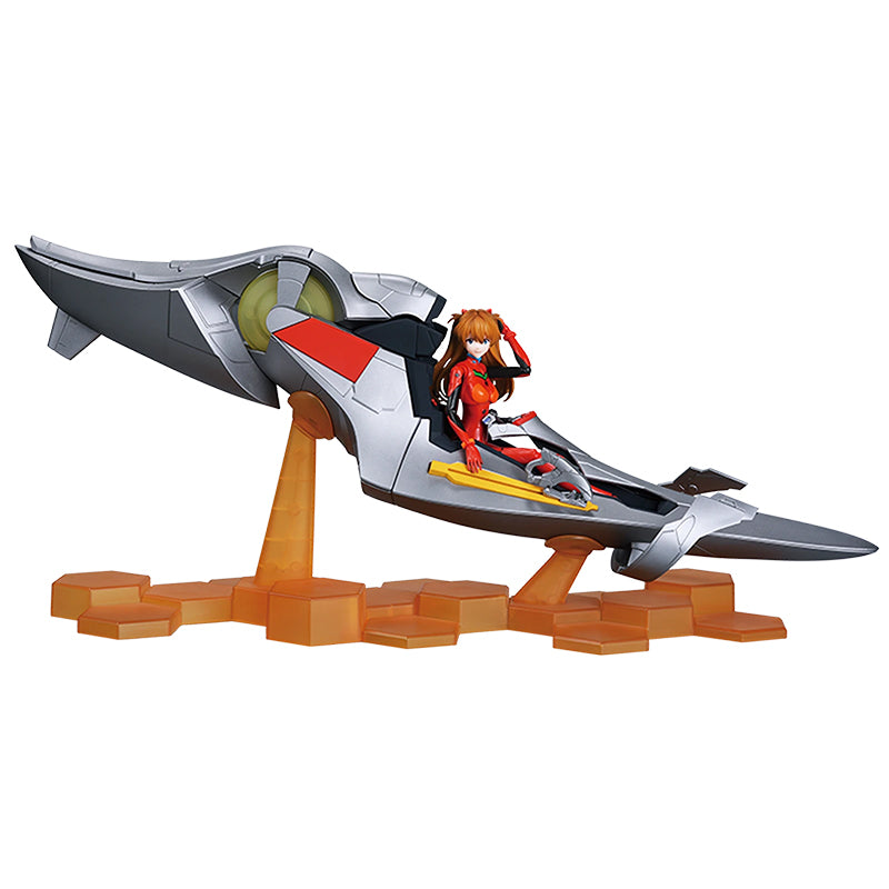 Maquette de cabine d'entrée Asuka Evangelion Blokees Fantastics Series FFEX03, détails colorés et design réaliste.