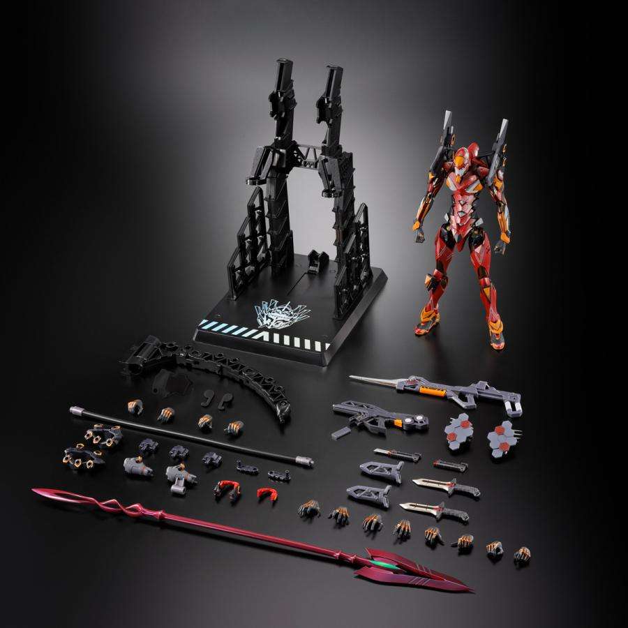 EVANGELION - EVA-02 + Lance de Cassius - Figure Metal Build 30th 22cm - Toys Legacy Collection