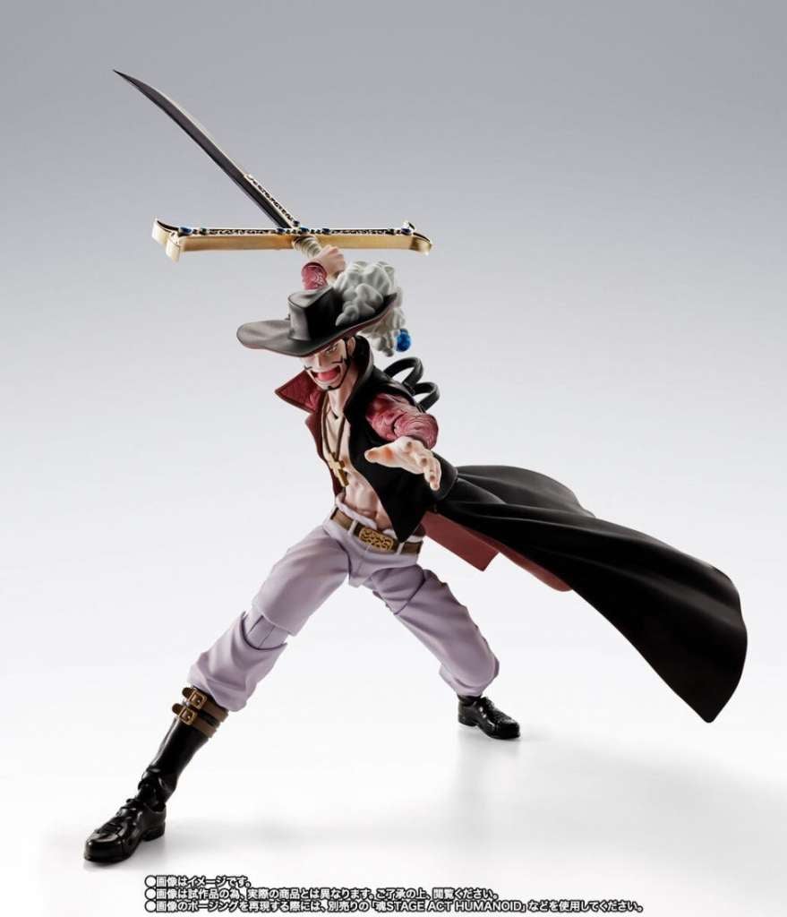 ONE PIECE - Dracule Mihawk - Figurine S.H. Figuarts 16cm - Toys Legacy Collection