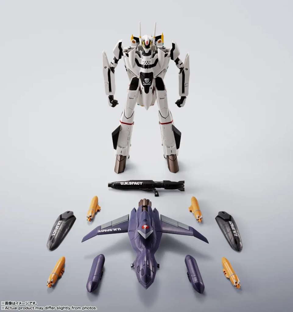 MACROSS - VF-0S Phoenix (QF-2200D-B Ghost) - Fig. Hi-Metal R 14cm - Toys Legacy Collection