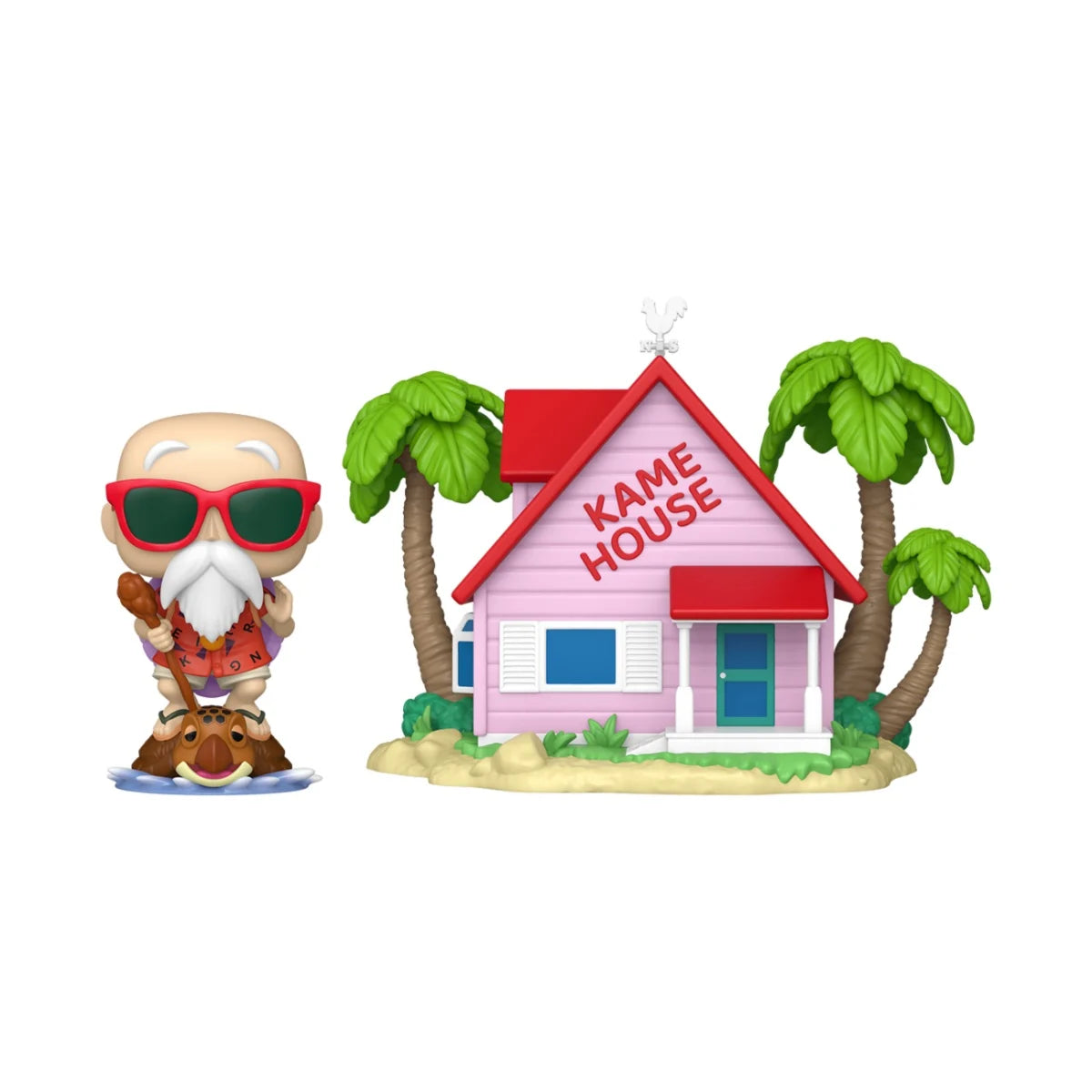 DRAGON BALL - POP TOWN N° 46 - Kame House avec Master Roshi - Toys Legacy Collection