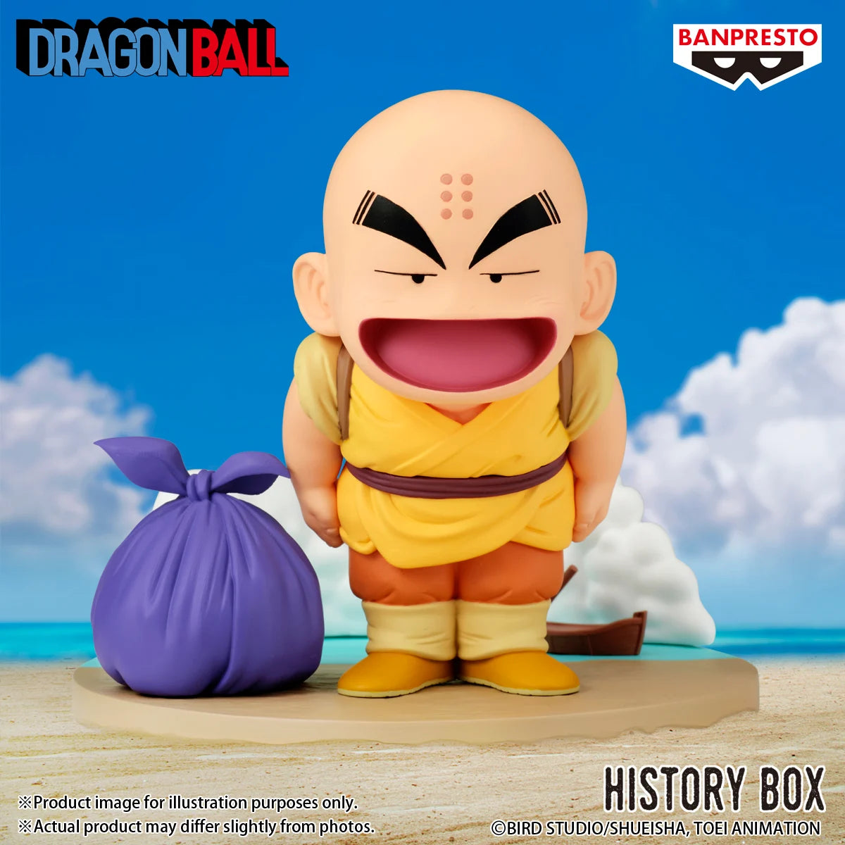 DRAGON BALL - Krillin - Figurine History Box 10cm - Toys Legacy Collection