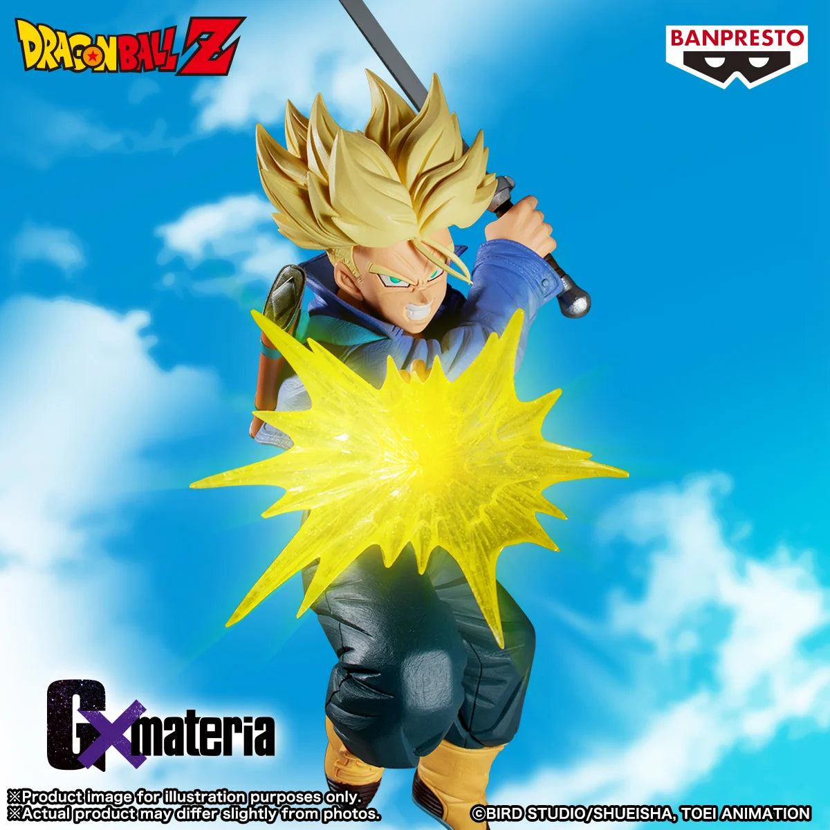DRAGON BALL Z - Trunks - Figurine G X Materia 20cm - Toys Legacy Collection