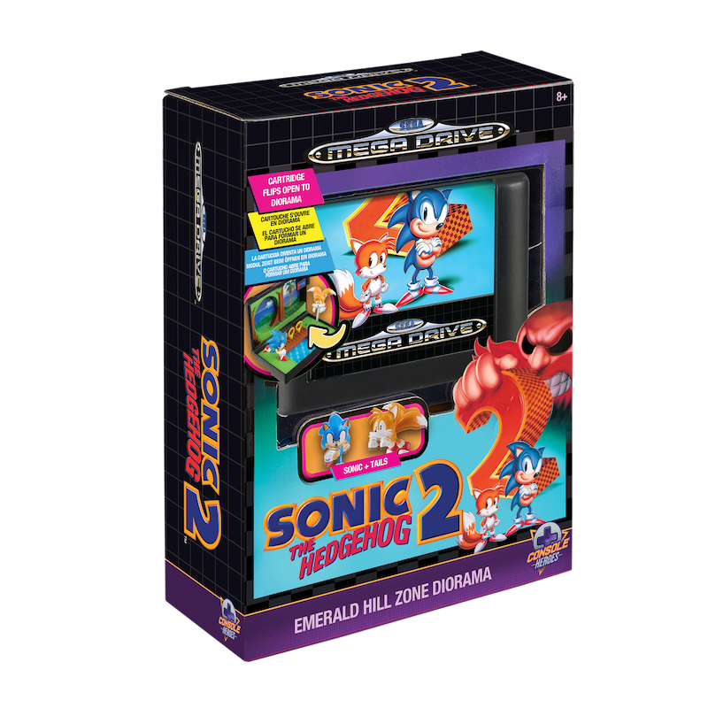 CONSOLE HEROES - Mega Drive Sonic 2 - Statuette 7cm