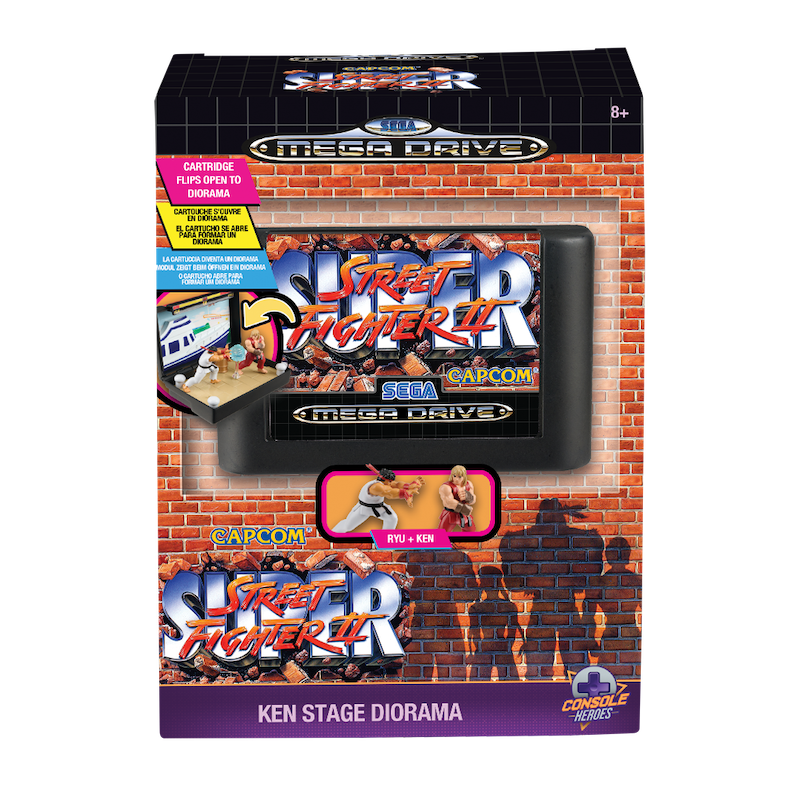 CONSOLE HEROES - Mega Drive Street Fighter 2 - Statuette 7cm - Toys Legacy Collection