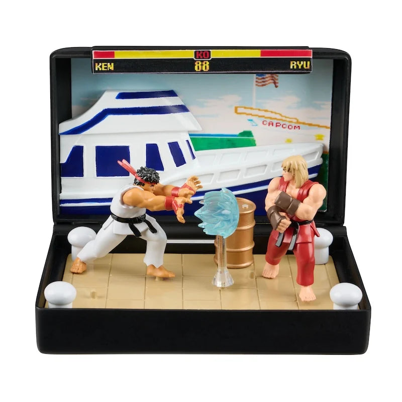 CONSOLE HEROES - Mega Drive Street Fighter 2 - Statuette 7cm - Toys Legacy Collection