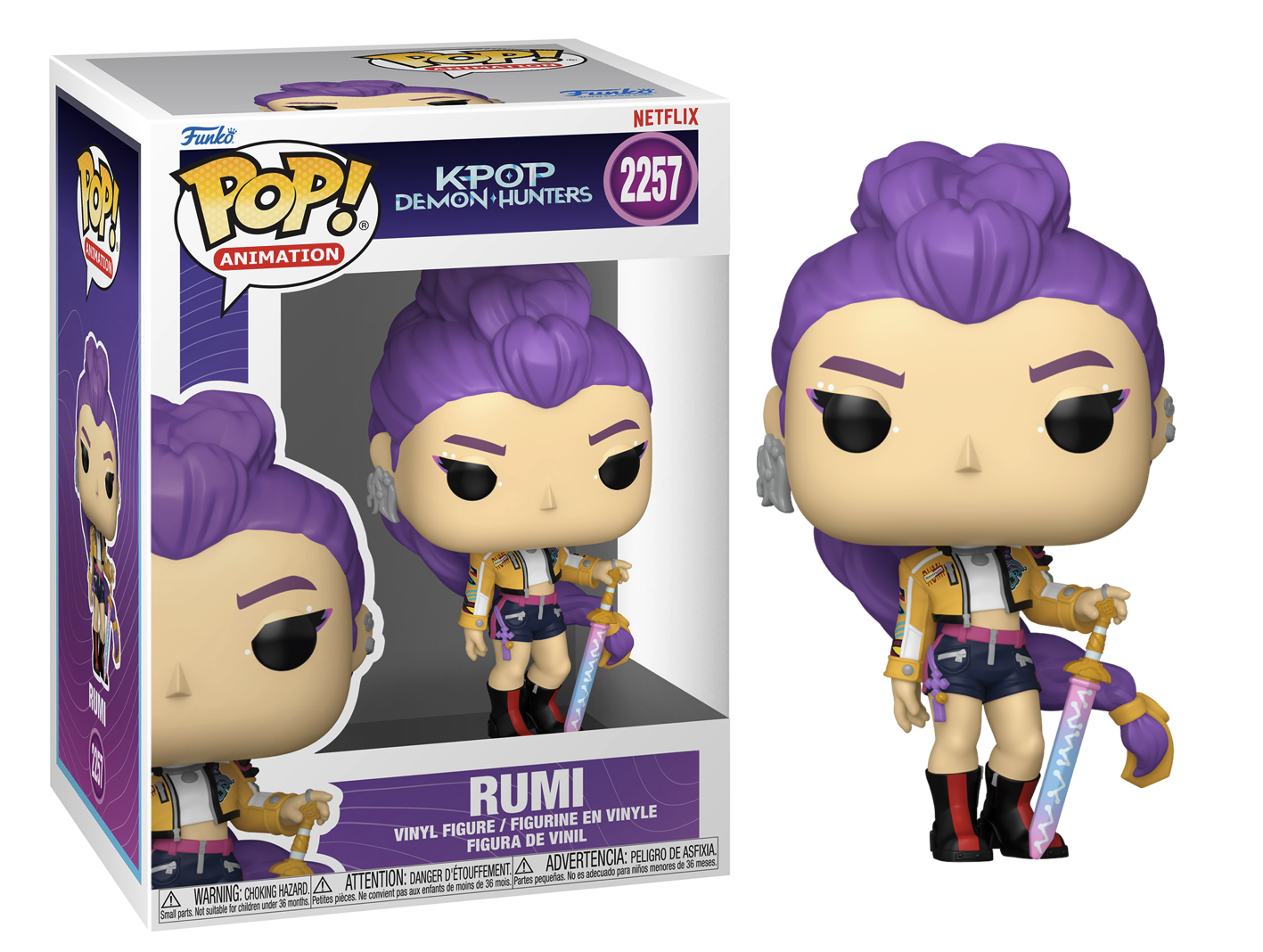 KPOP DEMON HUNTERS - POP Animation N° 2257 - Rumi - Toys Legacy Collection