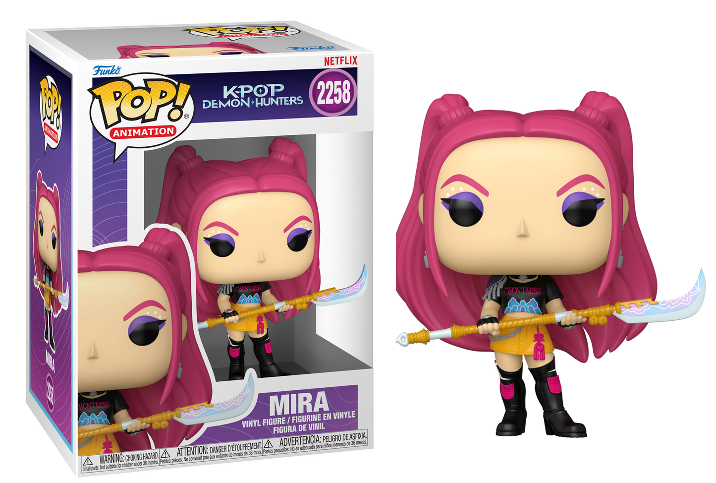KPOP DEMON HUNTERS - POP Animation N° 2258 - Mira - Toys Legacy Collection