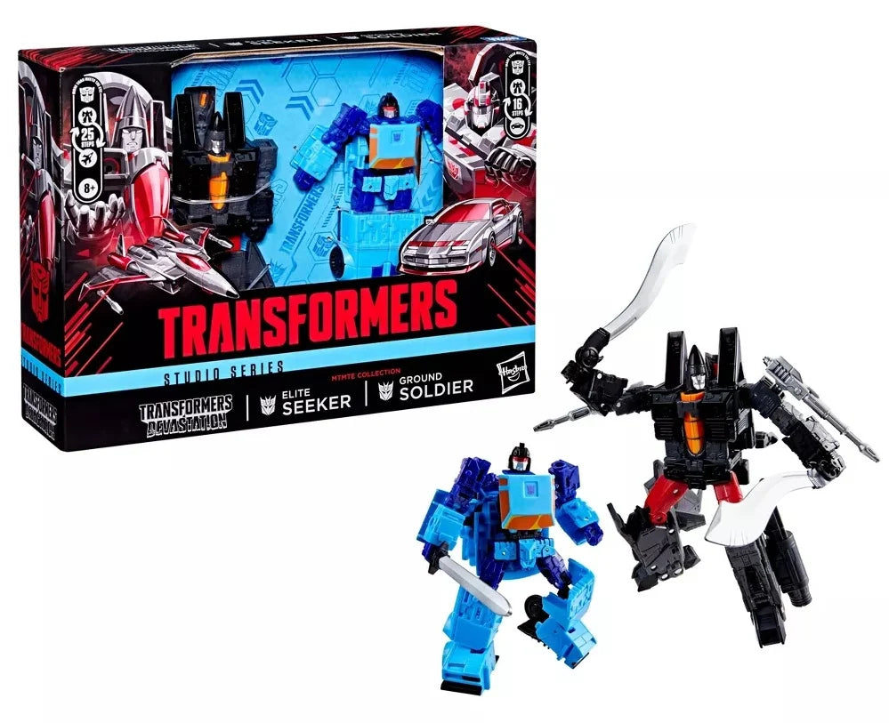 TRANSFORMERS - Elite Seeker & Ground Soldier - Fig. Studio Series 18cm - Toys Legacy Collection