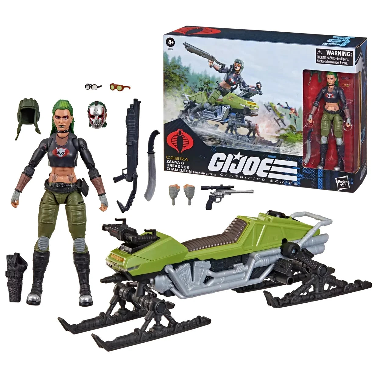 G.I. JOE -Zanya & Dreadnok Chameleon -Fig. Classified Series #194 15cm - Toys Legacy Collection