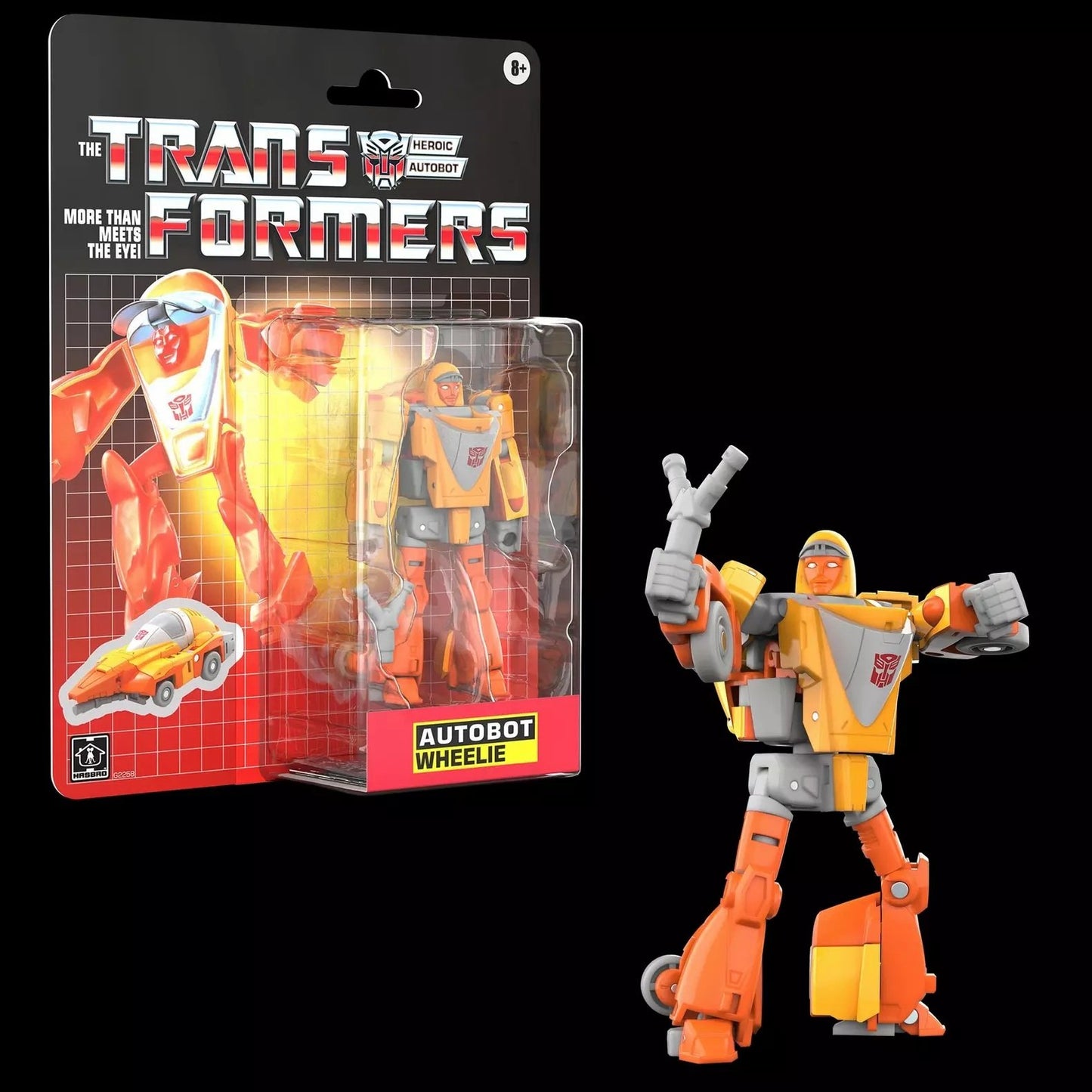 TRANSFORMERS - G1 Autobot Wheelie - Figurine Retro 11cm - Toys Legacy Collection