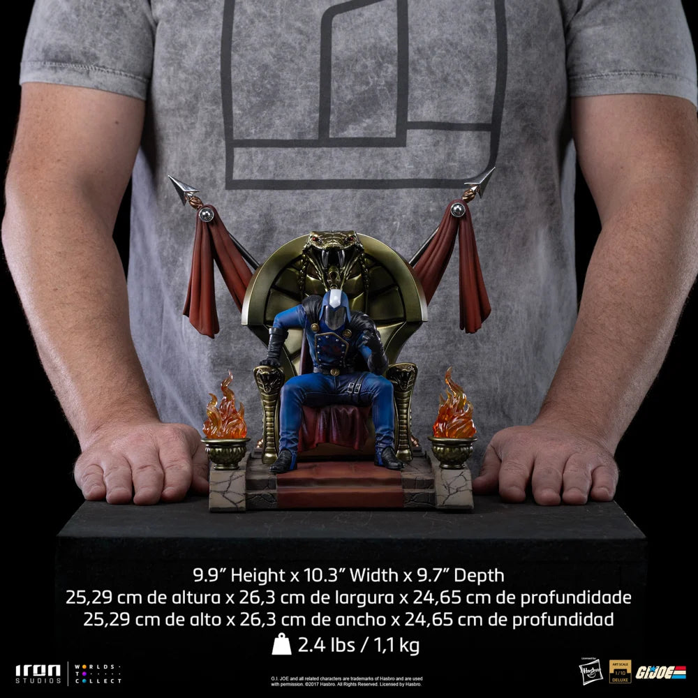 GI Joe statuette 1/10 Art Scale Cobra Commande