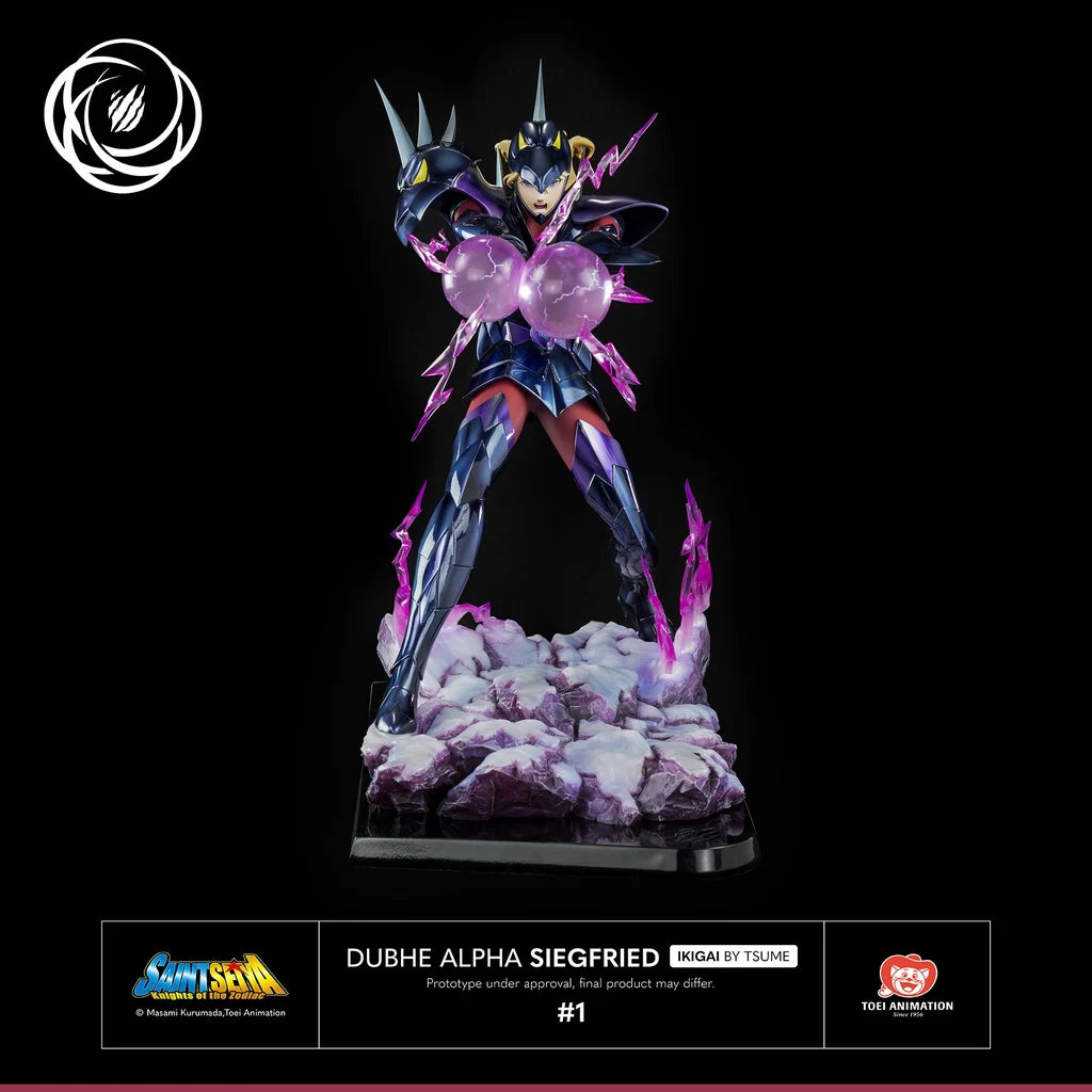 SAINT SEIYA - Dubhe Alpha Siegfried - Statue Résine By Tsume 35cm - Toys Legacy Collection