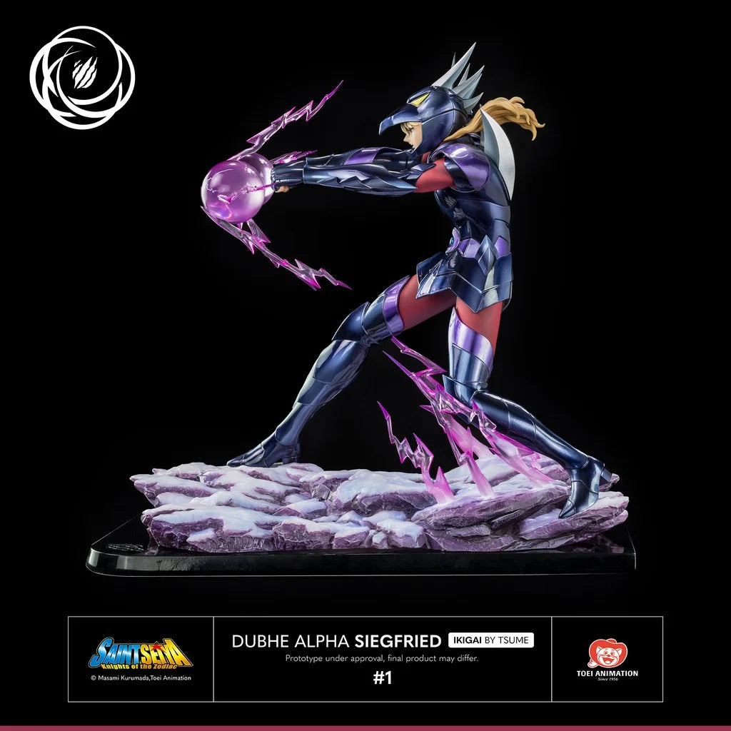 SAINT SEIYA - Dubhe Alpha Siegfried - Statue Résine By Tsume 35cm - Toys Legacy Collection