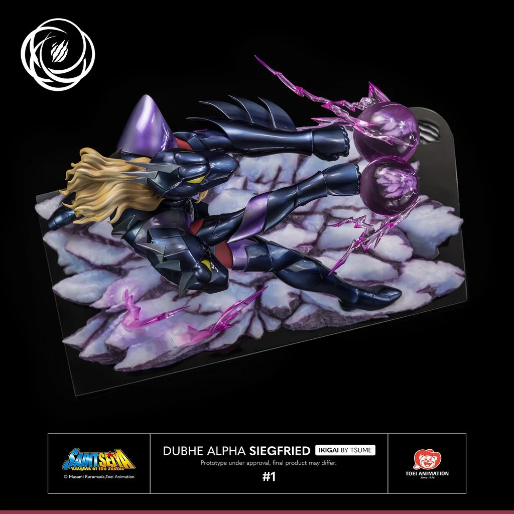 SAINT SEIYA - Dubhe Alpha Siegfried - Statue Résine By Tsume 35cm - Toys Legacy Collection