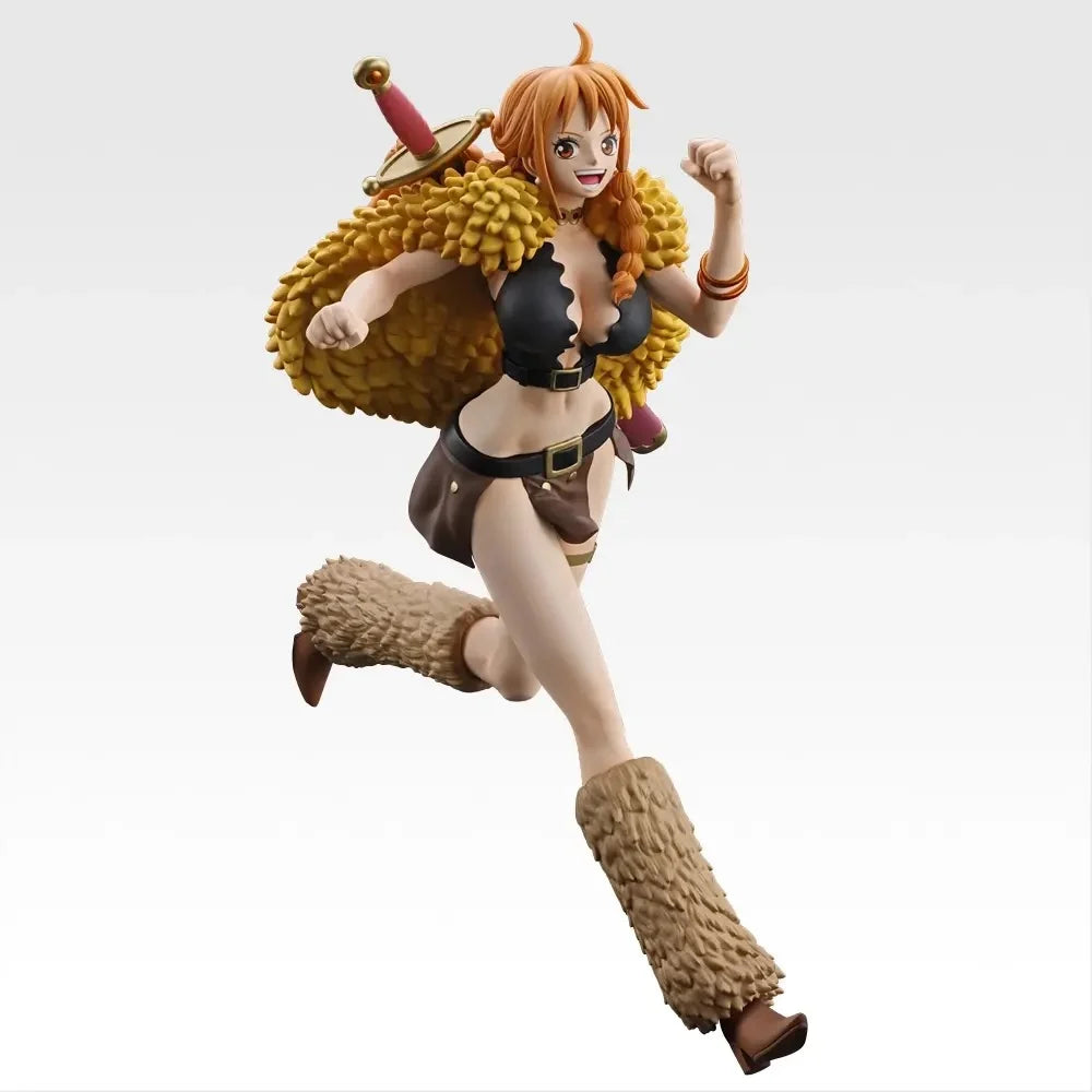 Figurine Bandai Nami de One Piece, Giant Bash!! Vol.1, 15 cm, personnage détaillé et coloré, vue de face.
