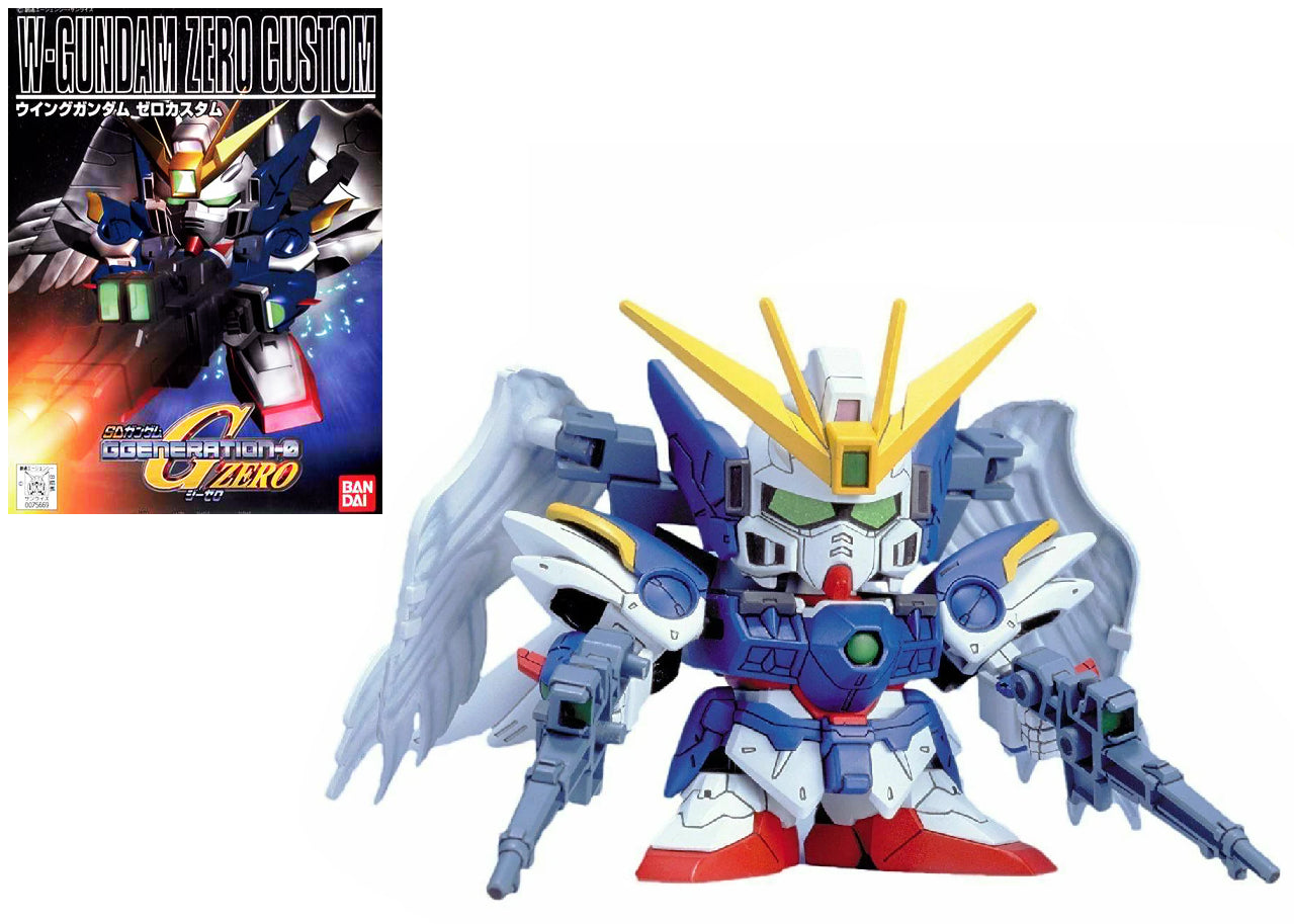 GUNDAM - SD - BB203 W Gundam Zero Custom - Model Kit - 8cm - Toys Legacy Collection