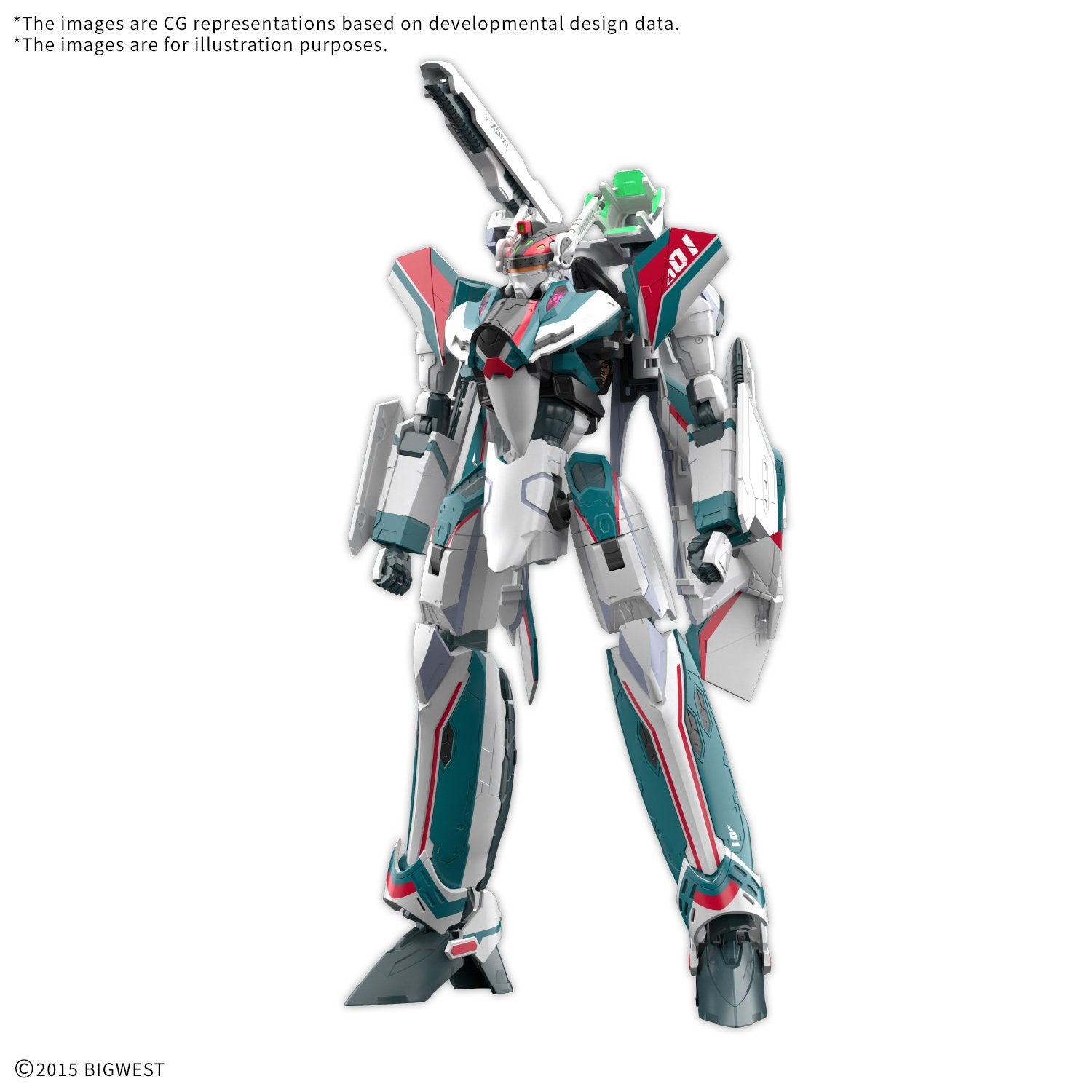 MACROSS - HG 1/100 VF-31S Siegfried (Arad Moders Use) - Model Kit - Toys Legacy Collection
