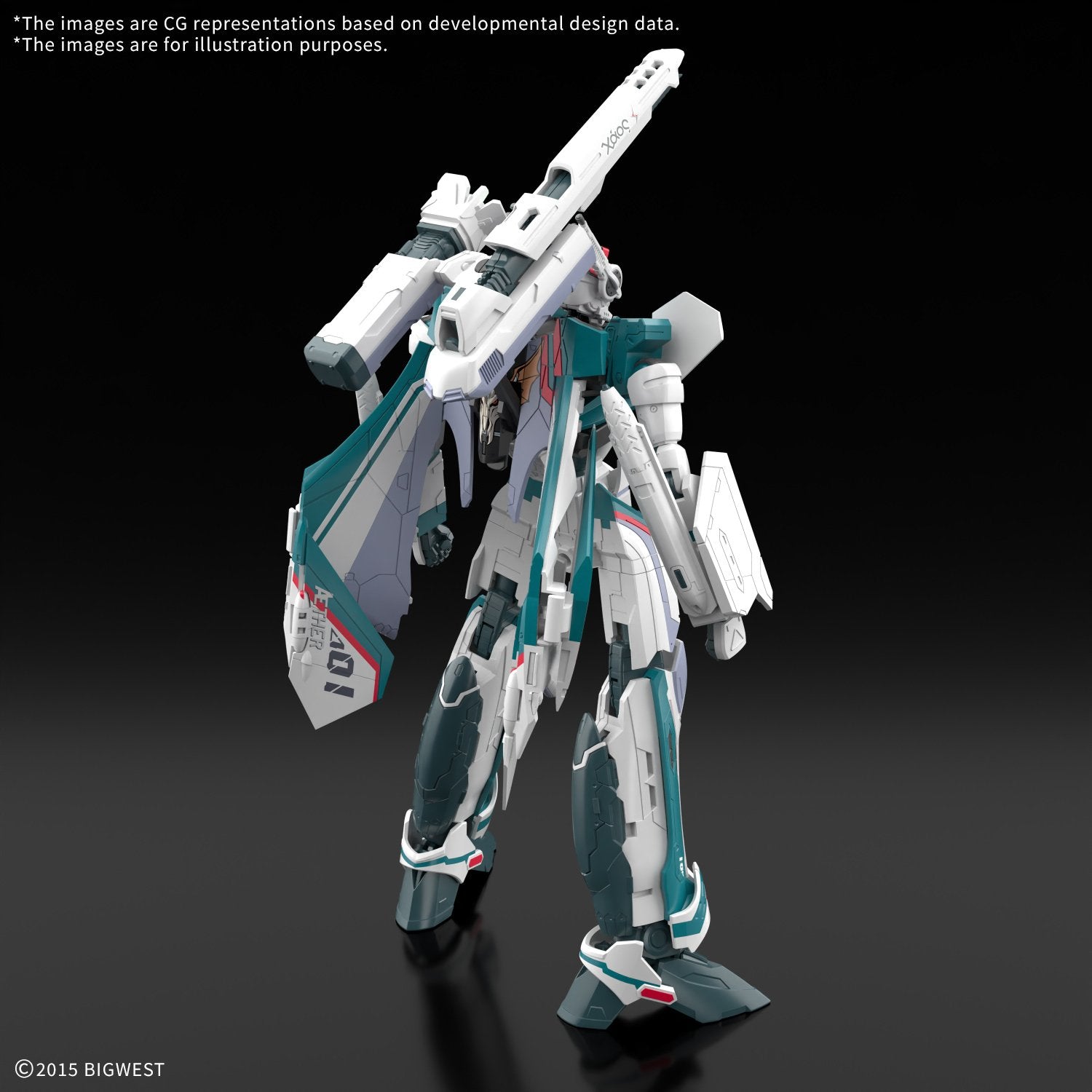 MACROSS - HG 1/100 VF-31S Siegfried (Arad Moders Use) - Model Kit - Toys Legacy Collection