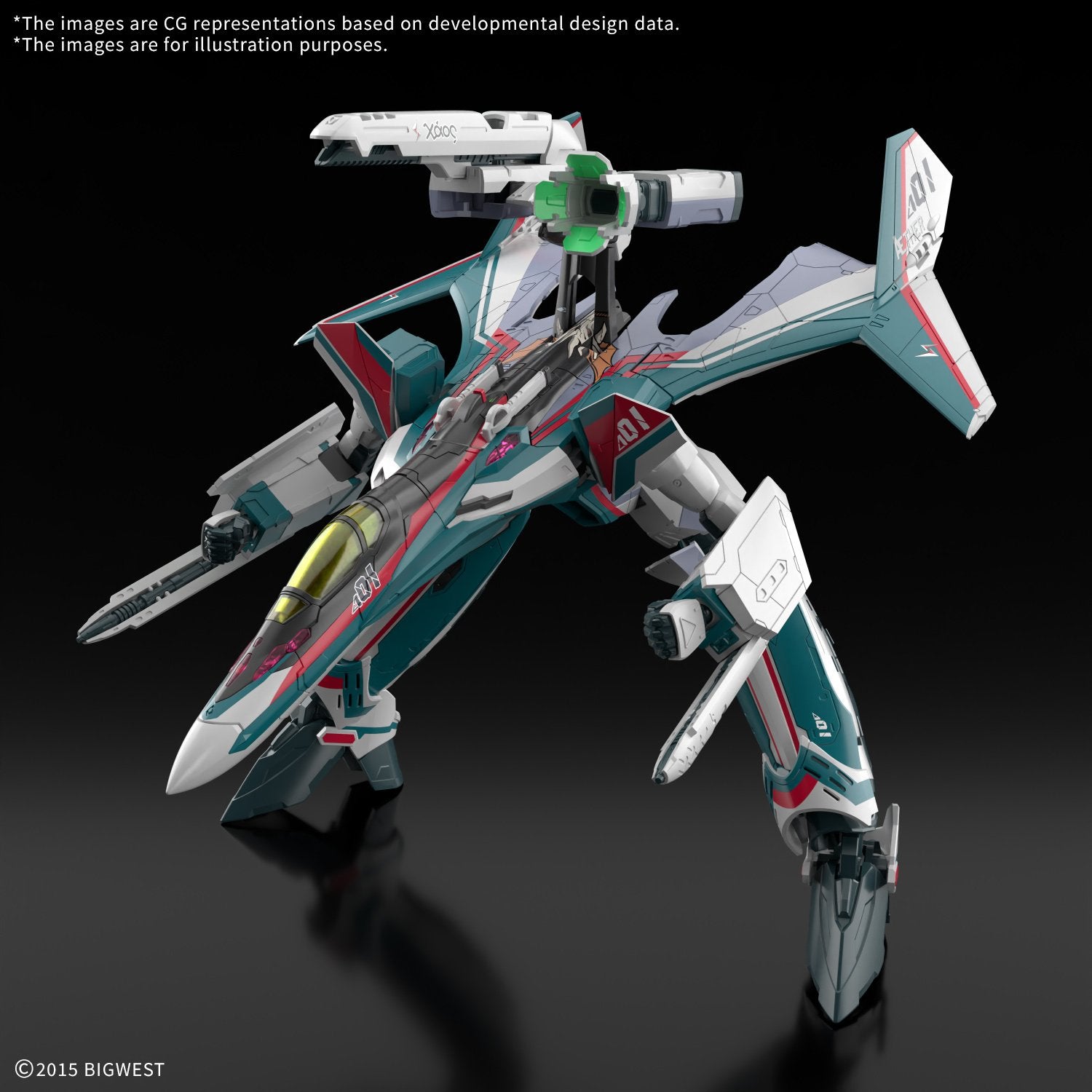 MACROSS - HG 1/100 VF-31S Siegfried (Arad Moders Use) - Model Kit - Toys Legacy Collection