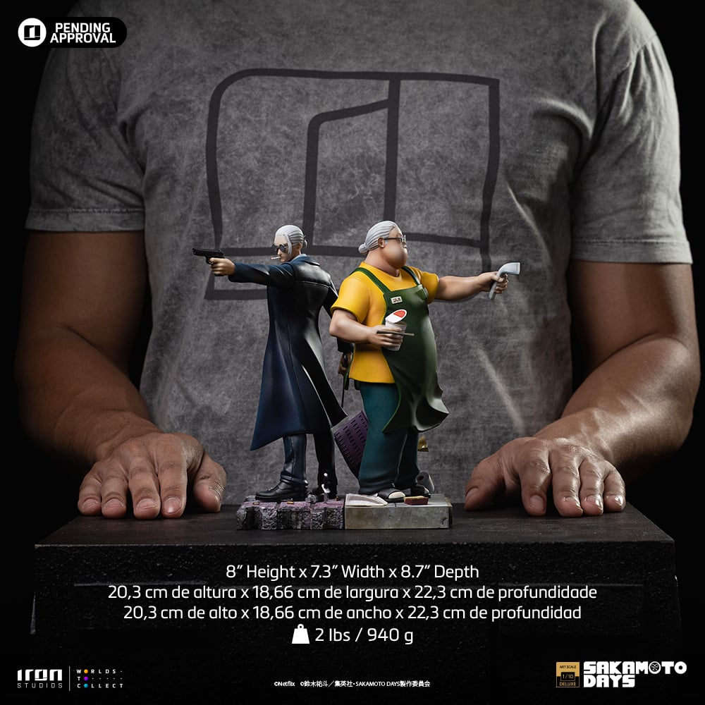 SAKAMOTO DAYS - Taro Sakamoto - Statuette Deluxe Art Scale 1/10 20.3cm - Toys Legacy Collection