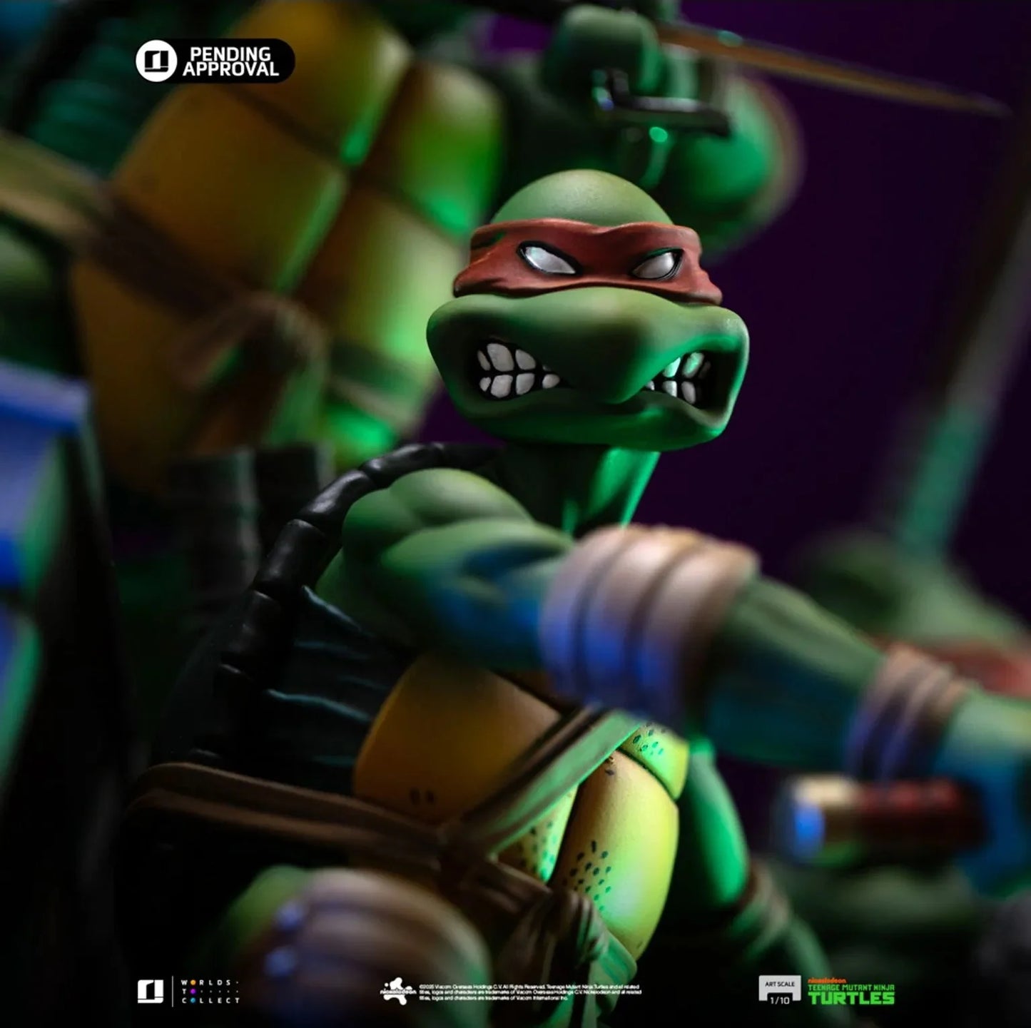 TORTUES NINJAS - TMNT 1St cover set - Statue Del. Art Scale 1/10 24cm - Toys Legacy Collection