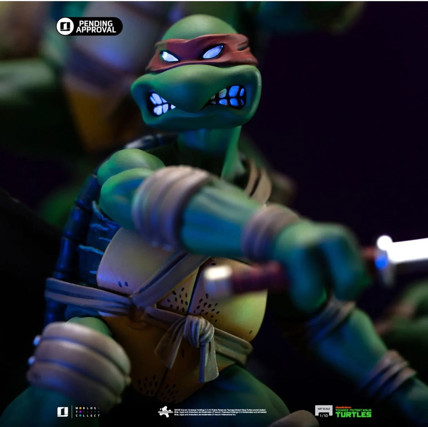 TORTUES NINJAS - TMNT 1St cover set - Statue Del. Art Scale 1/10 24cm - Toys Legacy Collection
