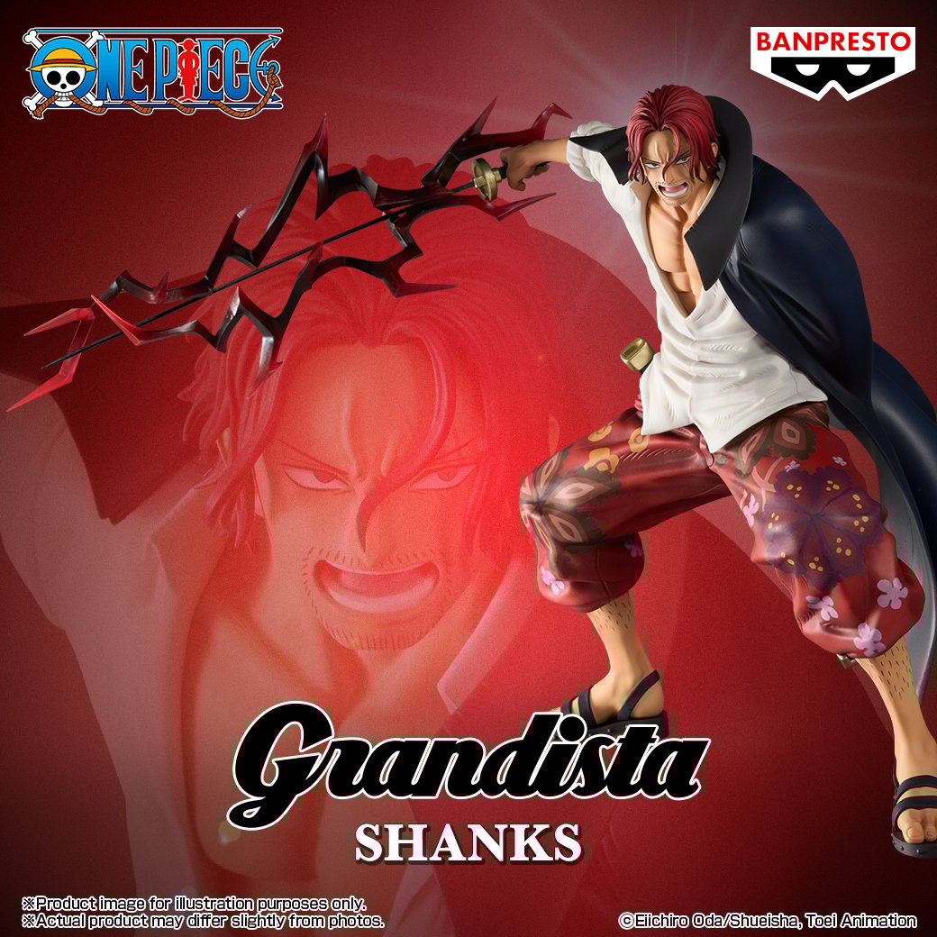 ONE PIECE - Shanks - Figurine Grandista 22cm - Toys Legacy Collection