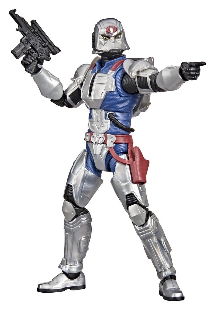 Figurine Hasbro G.I. Joe Classified Series #168 Cobra Commander avec armure de combat, 15 cm