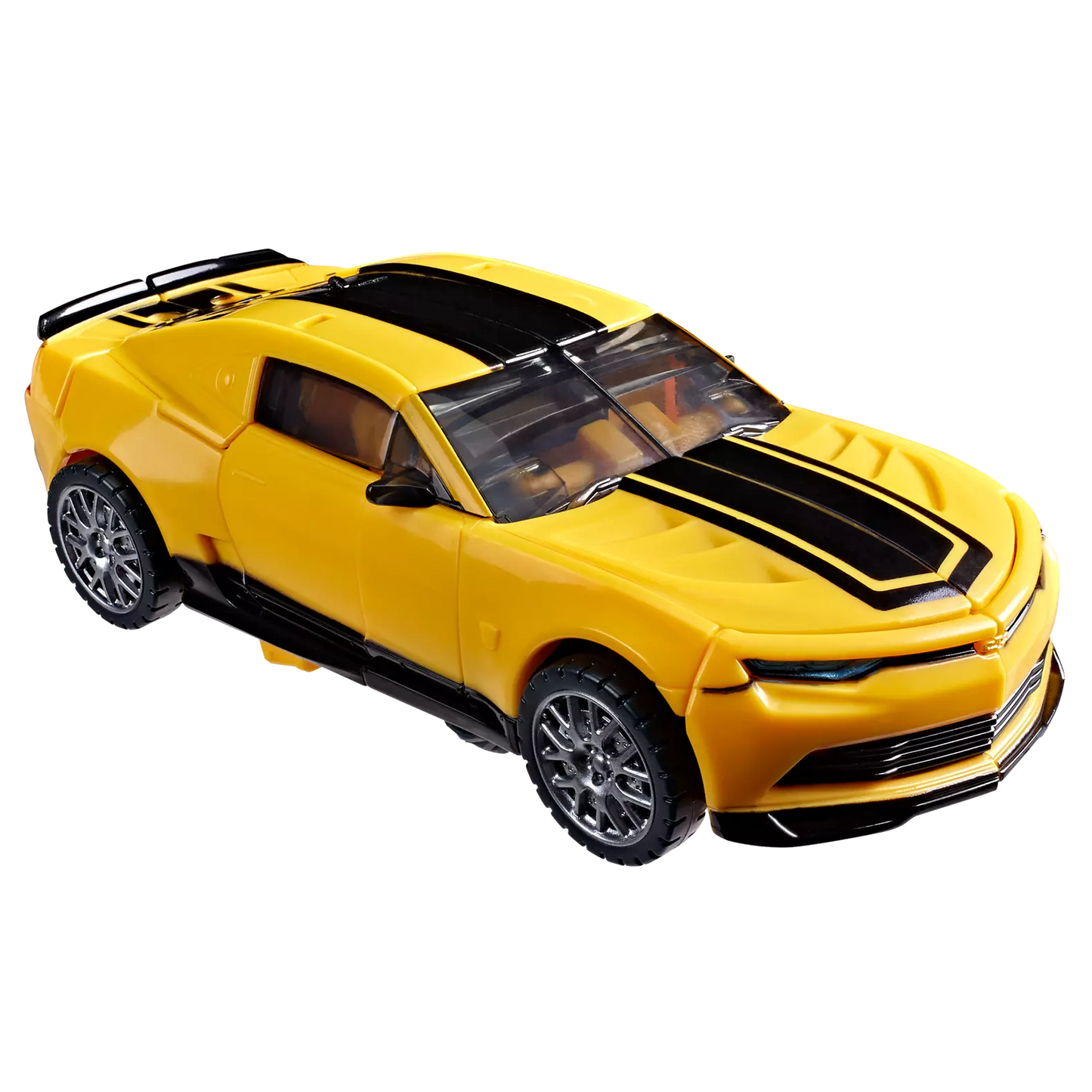 Figurine Deluxe Bumblebee Transformers Studio Series de l'Âge de l'extinction, détail de la figurine de Hasbro.