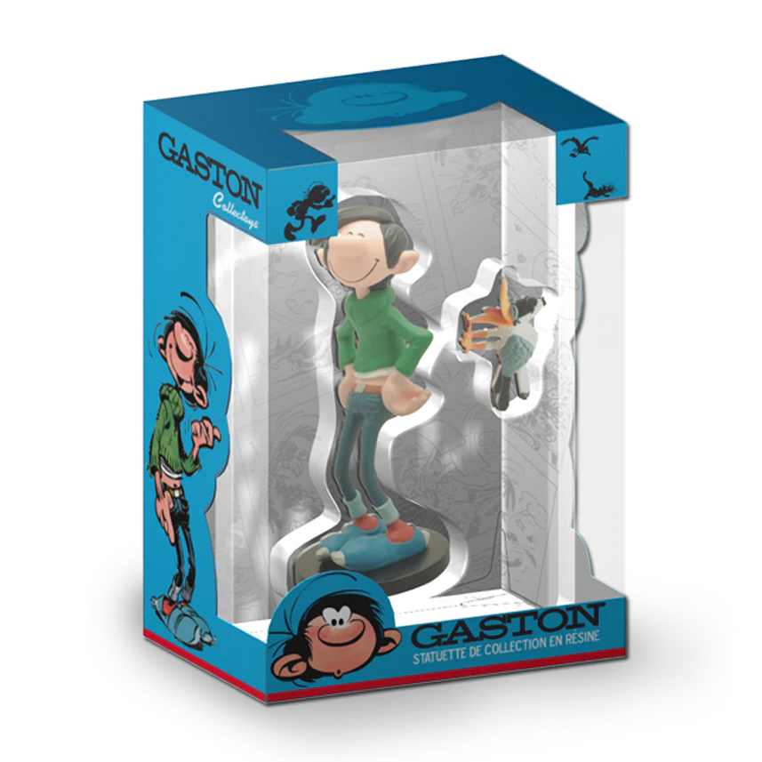 FIGURINE GASTON ET LA MOUETTE RIEUSE