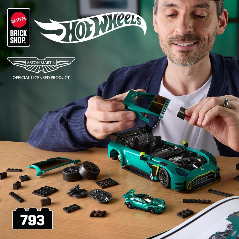 Hot Wheels Elite – Mattel Brick Shop ‘24 Aston Martin Vantage GT3 1/16