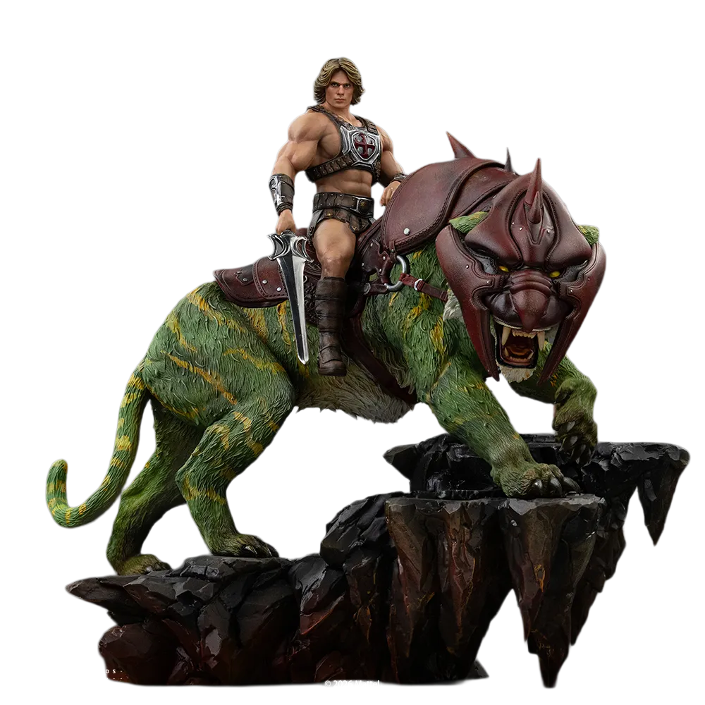 Masters of the Universe 2026 – Statue He-Man & Battle Cat Deluxe Art Scale 1/10 par Iron Studios