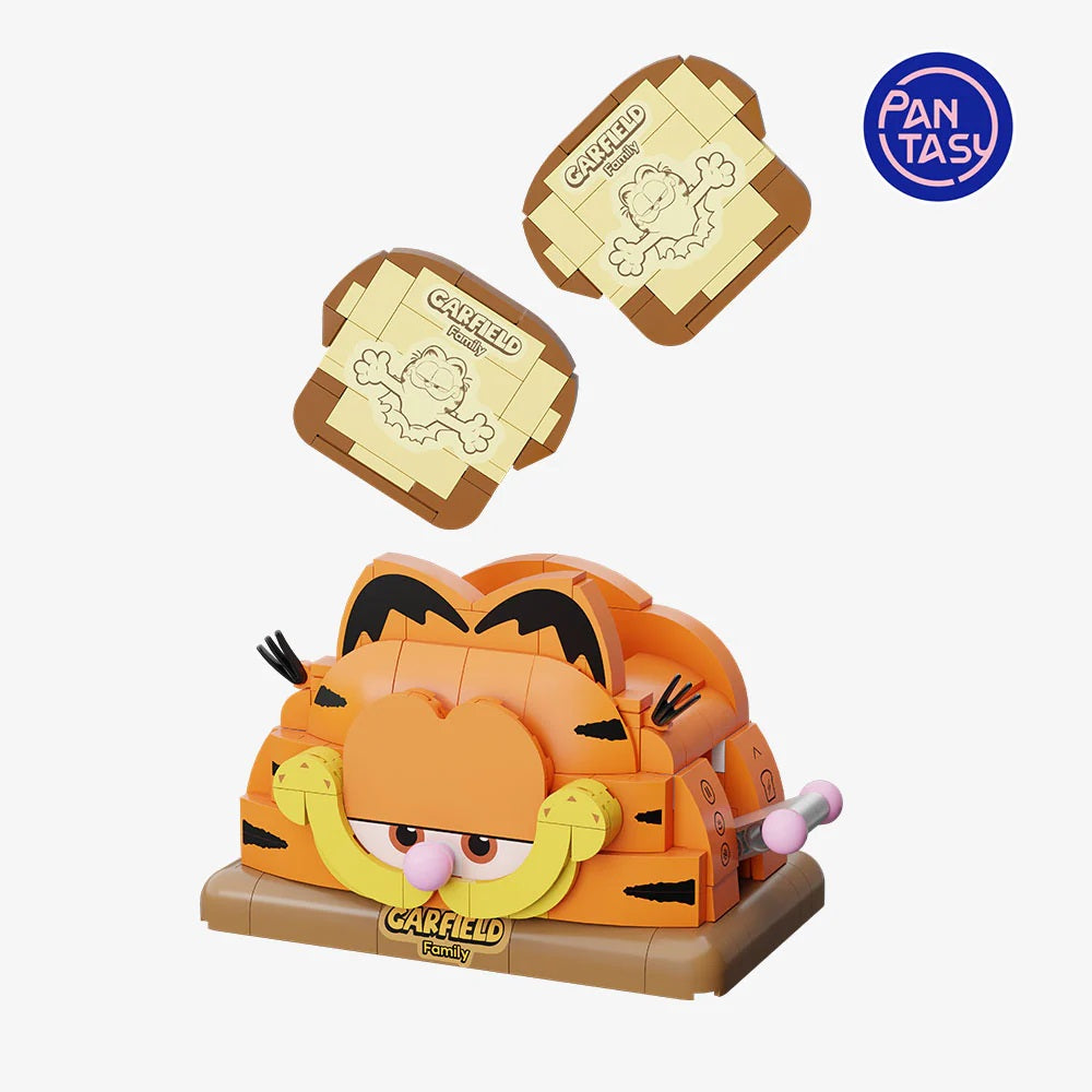 Briques de construction Pantasy Garfield Toaster modèle PTY86811, coloré et détaillé, pour jeu de construction créatif.