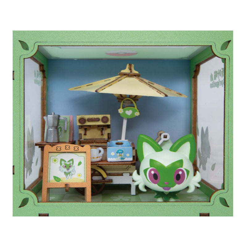 Pokémon Puremind Mini World – Coffee Cart Poussacha
